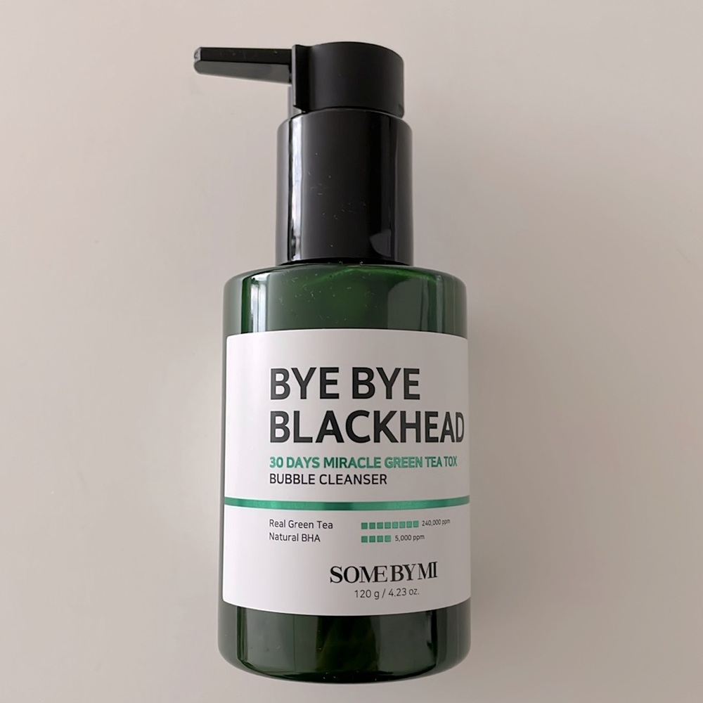 SOME BY MI Bye Bye Blackhead 30 Days Miracle Green Tea Tox Bubble Cleanser